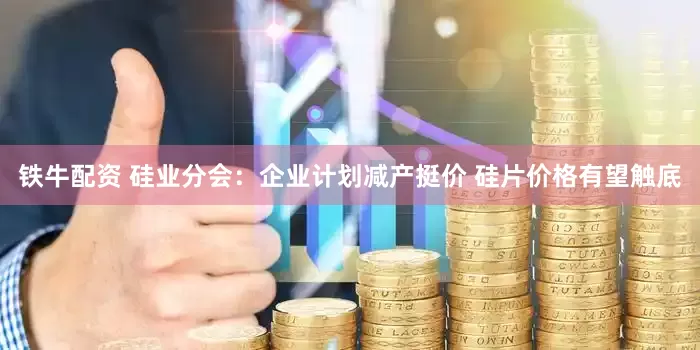 铁牛配资 硅业分会：企业计划减产挺价 硅片价格有望触底
